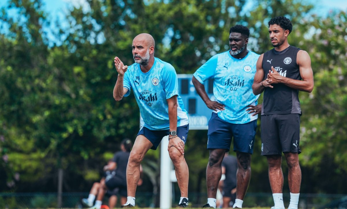 Pep Guardiola, entrenador del Manchester City.