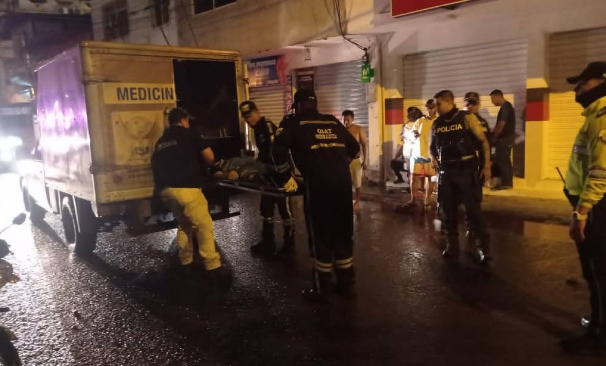Motociclista muere en un accidente de tránsito ocurrido frente al barrio El Palmar.