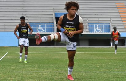 Erick Mendoza, jugador de Delfín SC.