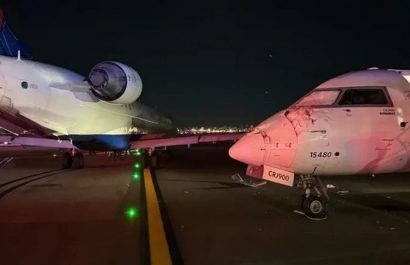 Autoridades investigan colisión de dos vuelos de Delta en pista de LaGuardia