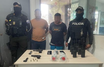 Detenidos por porte de armas y presunto contrabando en La Concordia