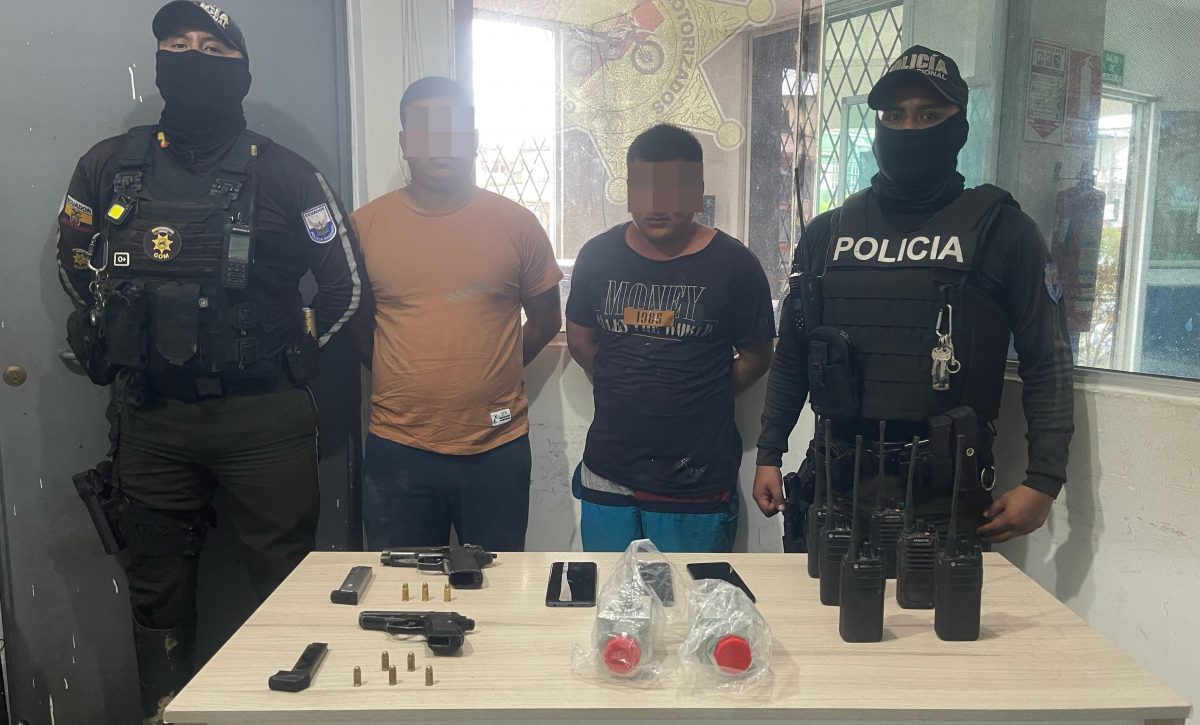 Detenidos por porte de armas y presunto contrabando en La Concordia