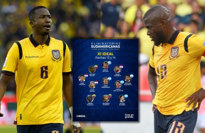 Dos jugadores de Ecuador destacan en el equipo ideal de las Eliminatorias Sudamericanas