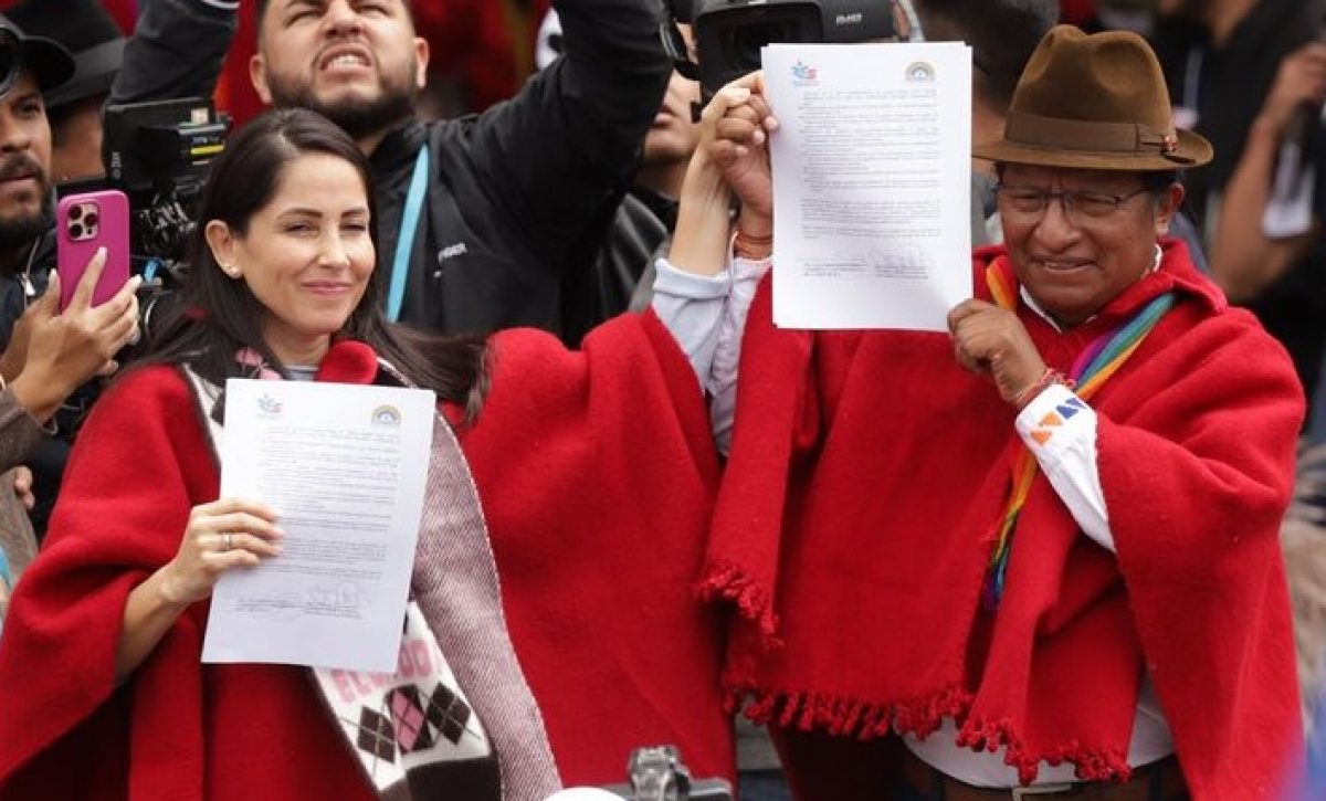 En el cantón del cantón Alausí, en la provincia de Chimborazo, Pachakutik y el correismo firmaron un acuerdo programático con 25 puntos.