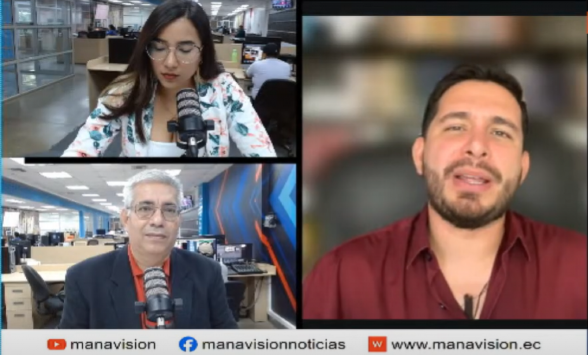 André Santos, entrevista, Manavisión Plus, José Leonardo García, Sofia Saldarriaga