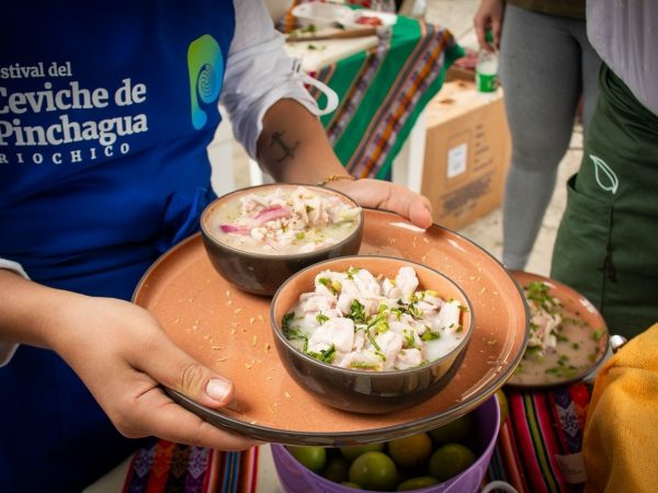 El festival del ceviche de pinchagua en Riochico, convoca a ciento de comensales cada año.