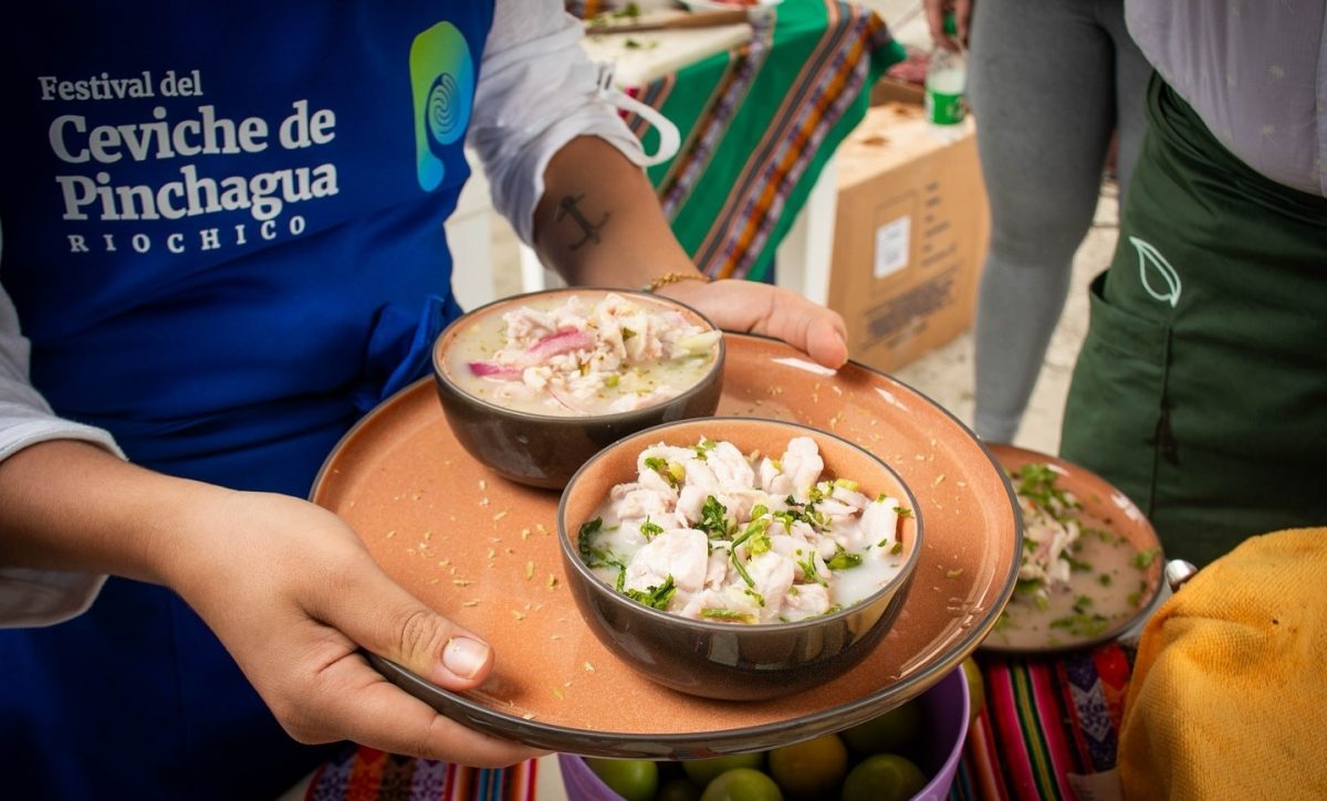 El festival del ceviche de pinchagua en Riochico, convoca a ciento de comensales cada año.