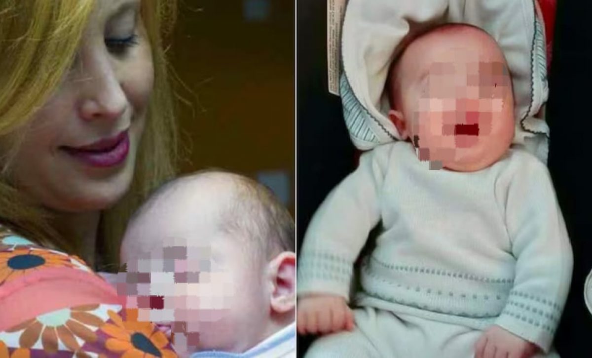 El bebé víctima de asesinato, Pedro Gambero, junto a su mamá.