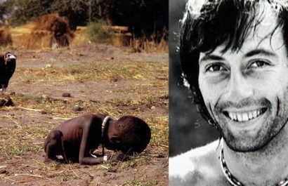 El 26 de marzo 1993, The New York Times publicó la foto de Carter con la leyenda "Una niña pequeña, debilitada por el hambre, se derrumbó recientemente a lo largo del camino hacia un centro de alimentación en Ayod. Cerca, un buitre esperaba"