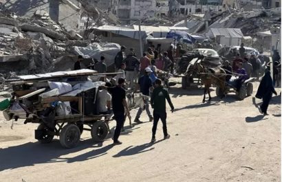 Imagen de archivo de los desplazados palestinos en la Franja de Gaza (Europa Press)