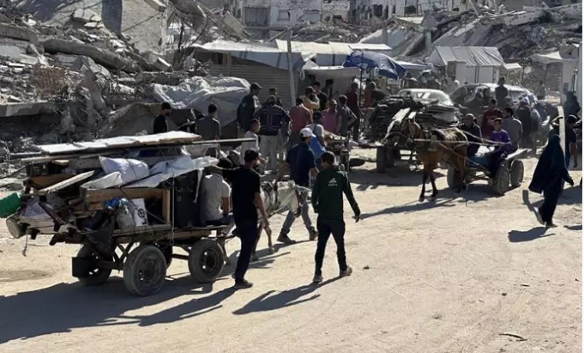 Imagen de archivo de los desplazados palestinos en la Franja de Gaza (Europa Press)