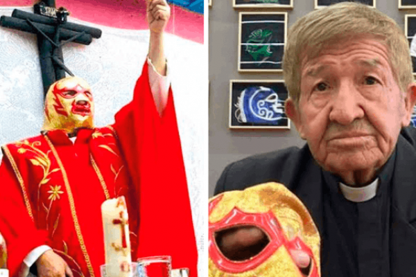 Sergio Gutiérrez Benítez, conocido como Fray Tormenta, fue un sacerdote católico que se convirtió en luchador profesional para financiar un orfanato en Texcoco, México.