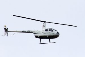 El helicóptero de la prefectura fue adquirido en el 2013 y tiene alrededor de tres años sin volar.