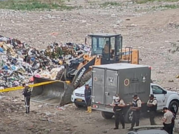 Hallan restos de joven desaparecida en relleno sanitario de Ibarra