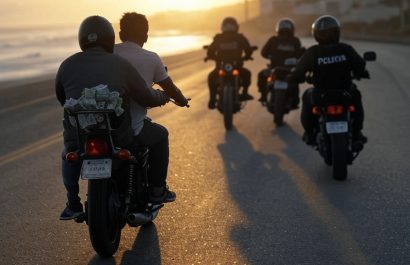 Hombres en moto robaron 38 mil dólares de una gasolinera.
