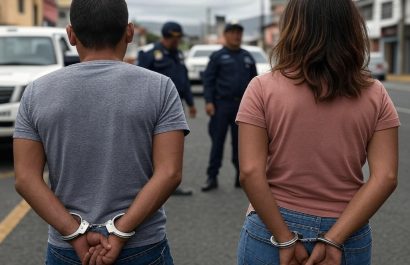 La pareja detenida transportaba heroína en varios compartimentos de su carro.