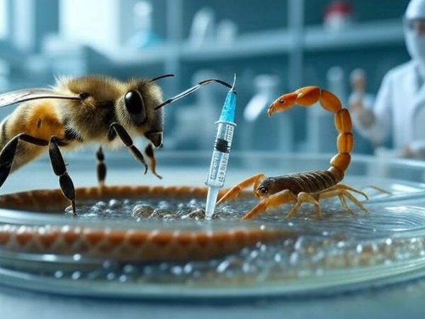 La biomedicina emplea veneno de animales (insectos) para el tratamiento de varias enfermedades.