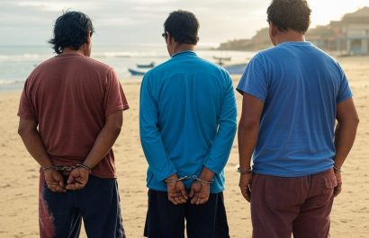 Tres hombres recibieron una sentencia por el delito de tráfico de drogas.