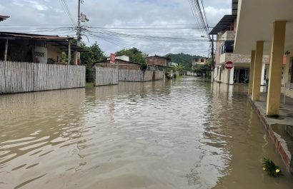 inundaciones en Calceta