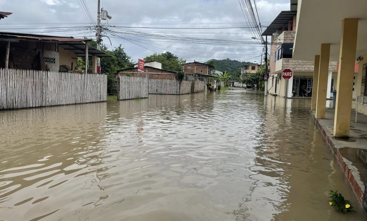 inundaciones en Calceta