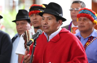 Jorge Herrera, expresidente de la Conaie critica pacto electoral entre Pachakutik y el correismo