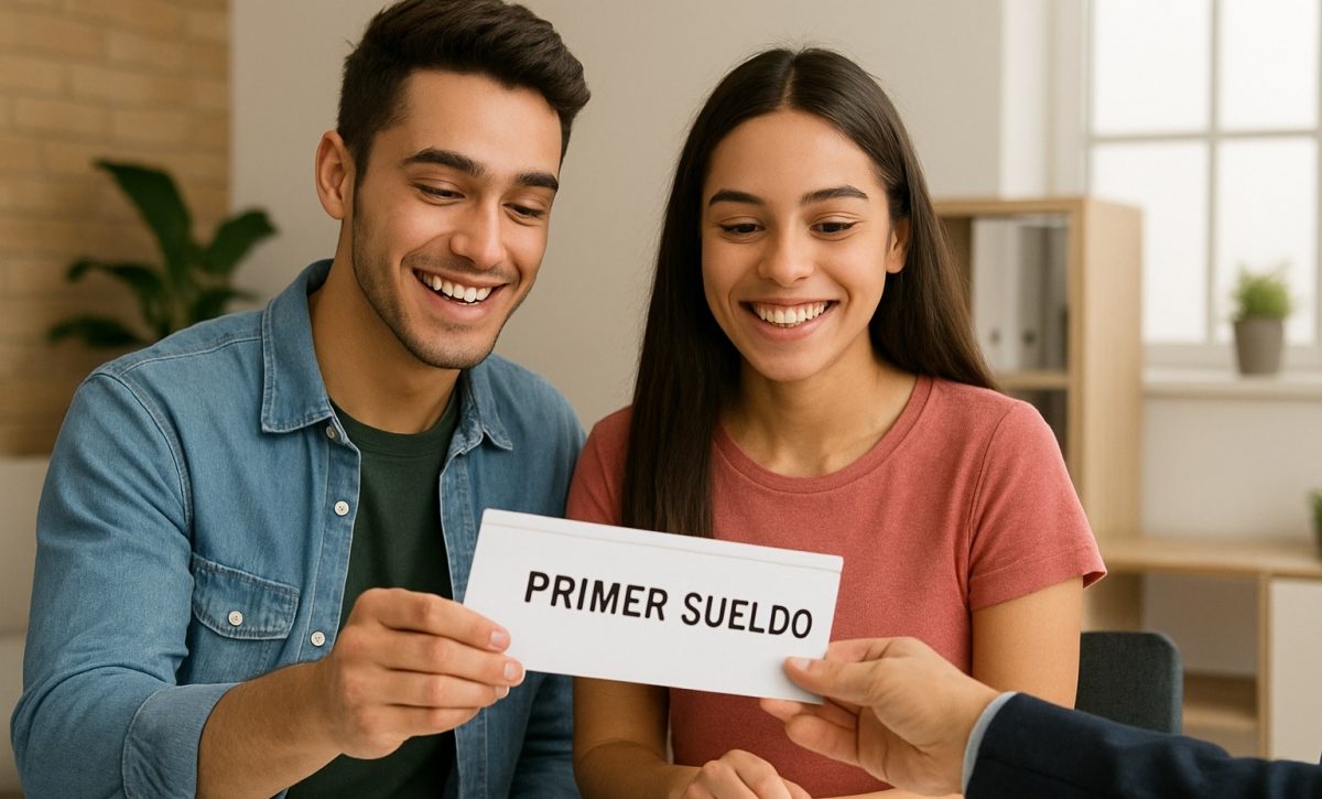 El primer sueldo no debe verse únicamente como una oportunidad de consumo, sino como el inicio de una vida financiera ordenada. FOTO: Inteligencia Artificial (ChatGPT).