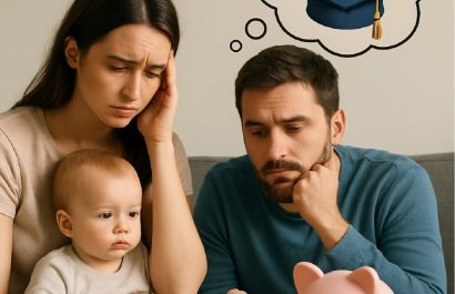 Las parejas deben reunirse y analizar los costos de criar hijos. FOTO: Inteligencia Artificial (IA).