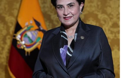 Gabriela Sommerfeld, ministra de Relaciones Relaciones Exteriores y Movilidad Humana de Ecuador. FOTO: @gabisommerfeld