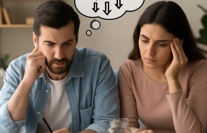 Finanzas en pareja: qué hacer si solo uno arrastra deudas importantes. FOTO: Inteligencia Artificial (ChatGPT).