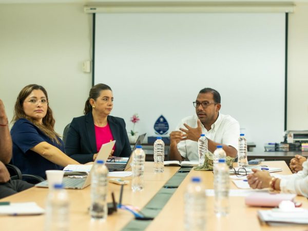 Byron Franco Tutivén cuando gerenciaba la Autoridad Portuaria de Manta.