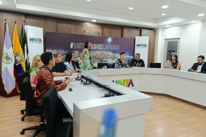 Un aspecto de la rueda de prensa, donde además se informó que Lady García será la madrina del evento.