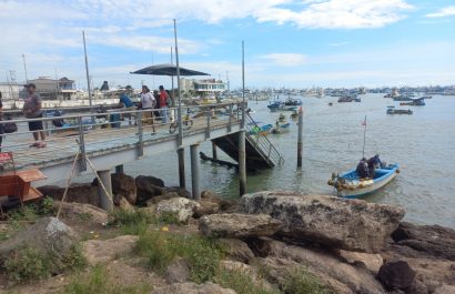 Los comerciantes y pescadores de la zona están alegres por el comienzo de esta obra.