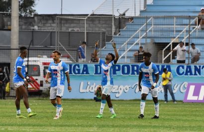 Jugadores del Manta FC.