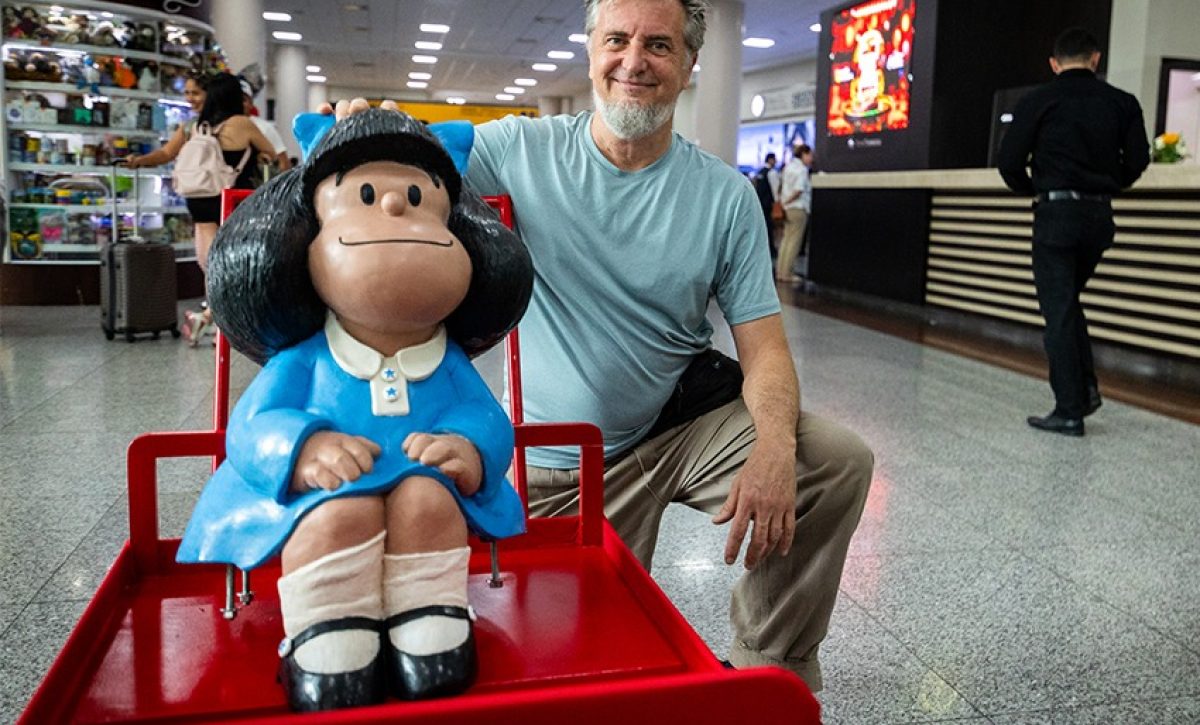 La icónica Mafalda se suma al paisaje cultural de Guayaquil.