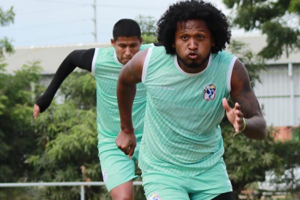 Christian Alemán, jugador del Manta FC.