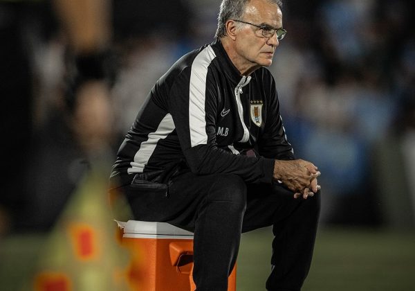 Marcelo Bielsa, entrenador de la selección de Uruguay
