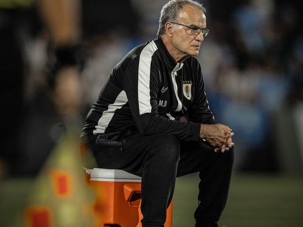 Marcelo Bielsa, entrenador de la selección de Uruguay