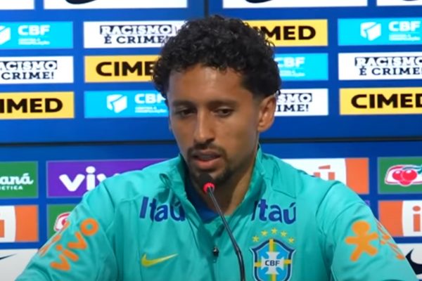 Marquinhos, defensa de la selección de Brasil.