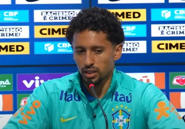 Marquinhos, defensa de la selección de Brasil.