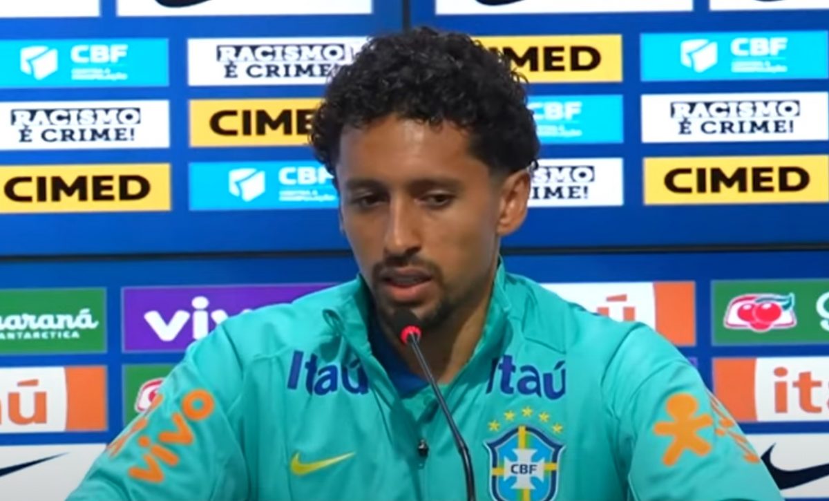 Marquinhos, defensa de la selección de Brasil.
