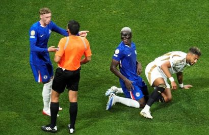 Moisés Caicedo jugó de titular con el Chelsea y fue sustituido a los 83 minutos.