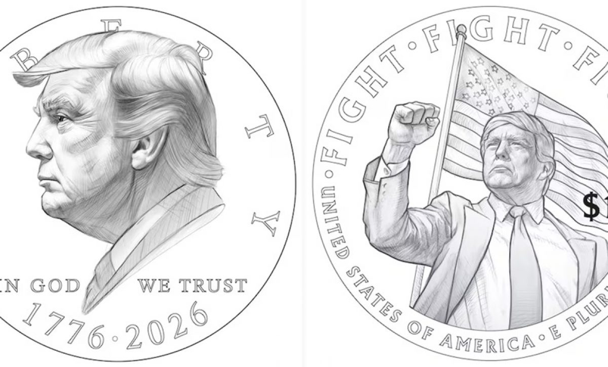 Gobierno de Trump estudia incluir su imagen en dólar conmemorativo de 2026