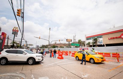 La suspensión de la obra en la Av. del Bombero inició el 11 de julio de 2025.