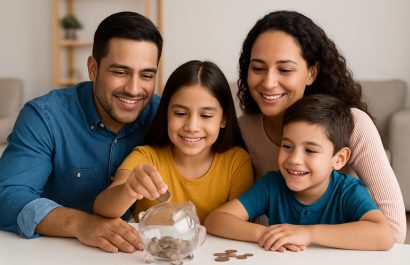 Ahorro familiar: el porcentaje ideal del ingreso que los padres deben reservar cada mes. FOTO: Inteligencia Artificial (ChatGPT).
