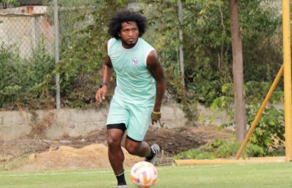 Christian Alemán, jugador del Manta FC.