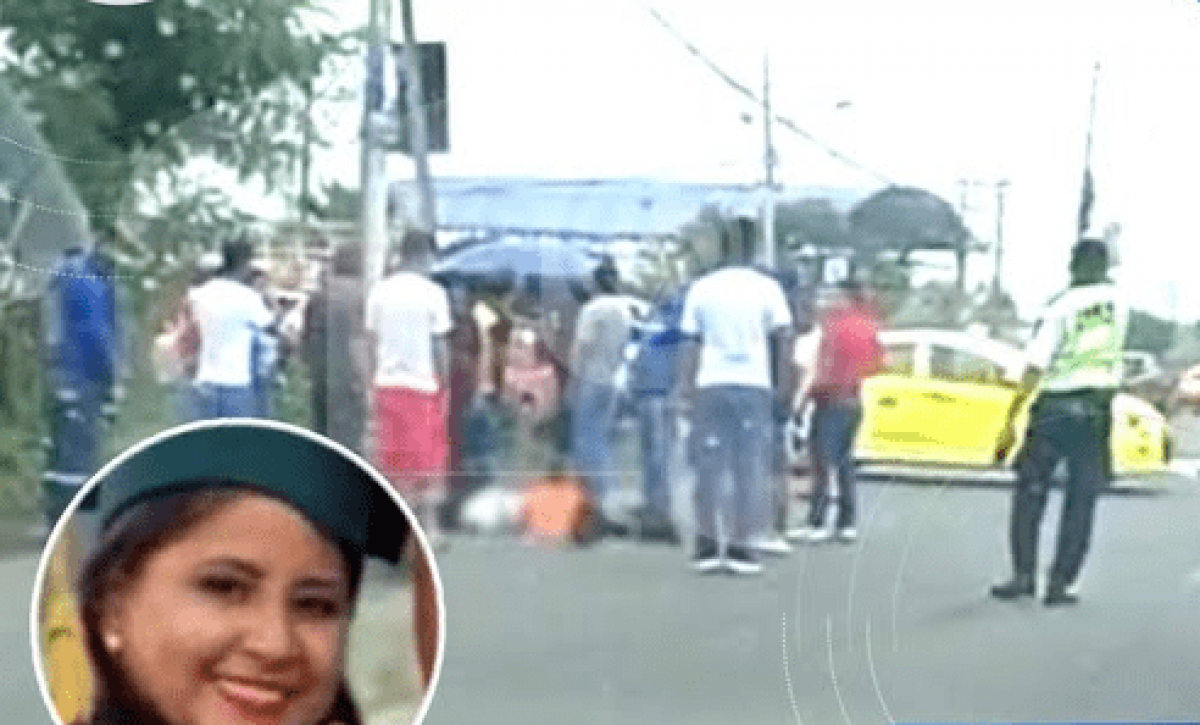 Mujer muere al ser impactada por camioneta cuando iba a tomar un bus, en El Guabo