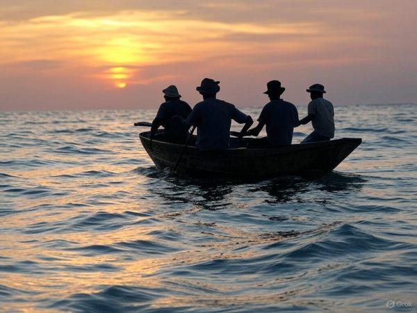 Ocho pescadores no ha vuelto a puerto. Sus familias cree que fueron víctimas de los piratas.