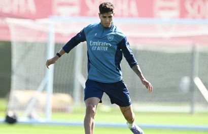 Piero Hincapié, jugador del Arsenal.