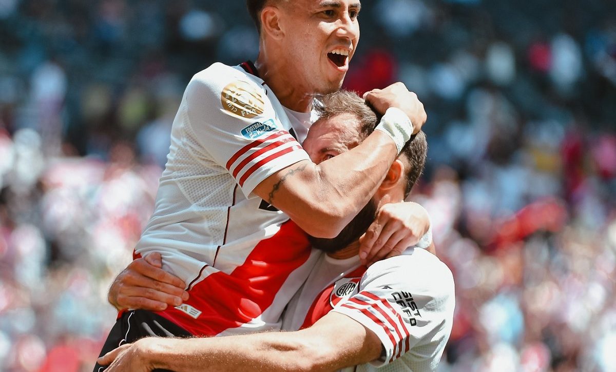 Maximiliano Meza anotó el 3-1 en la victoria de River Plate ante Urawa Red Diamonds de Japón.