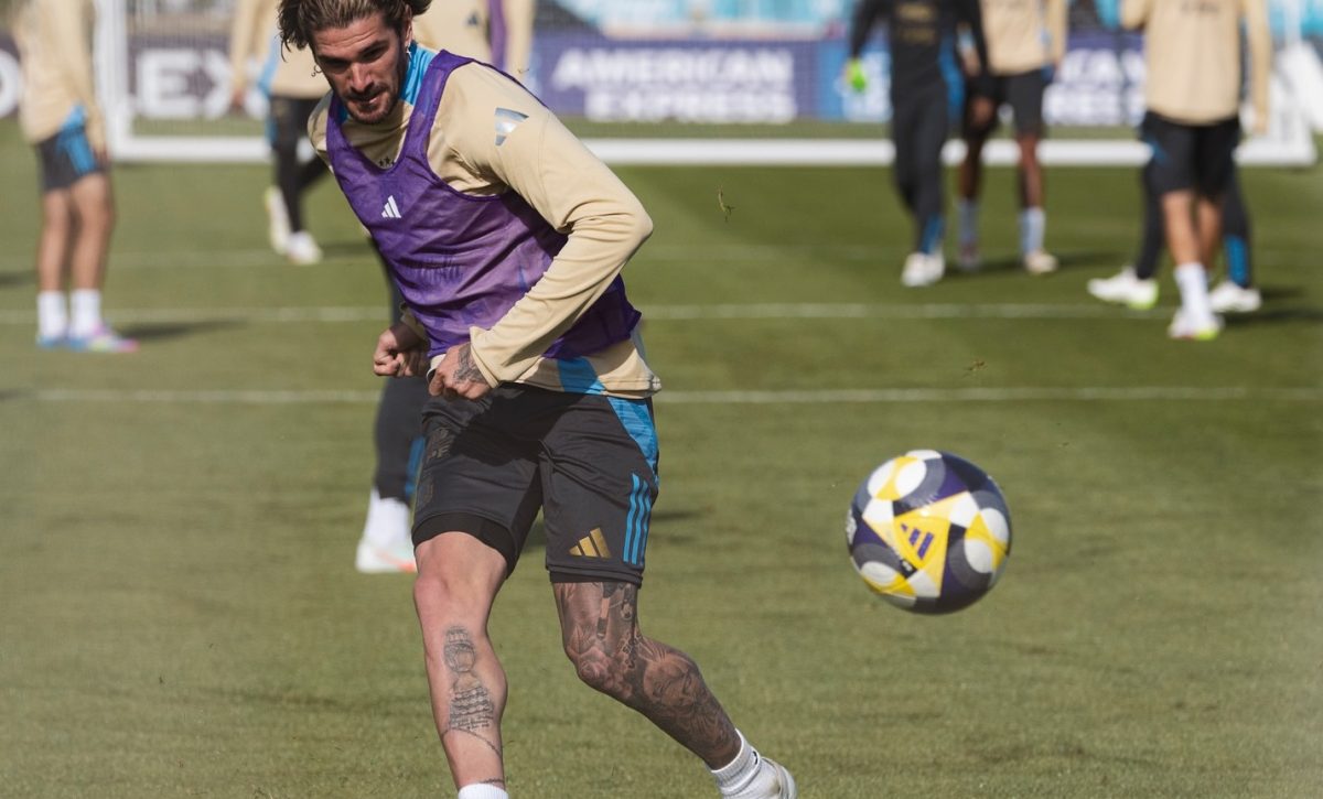 Rodrigo De Paul, jugador de la selección de Argentina.